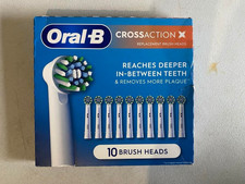 Oral B Replacement Brush Heads Crossaction X 10 Pack