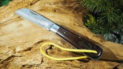 Unbenutzt ! Otter ''Anker'' Messer 171 ML, ''Smoked Oak'' ! Neuwertig !