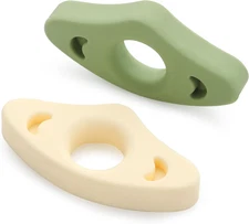 Book Page Holder, 2 Pack Breathable Silicone Thumb Page Holder for Reading, I...