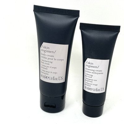 Skin Regimen Body Cream 1.4 Oz  Cleansing 1 Oz Travel Size Set Airport Compliant