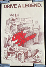 Poster, Alfa Rome DRIVE A LEGEND, Nuvolari, 36 7/8""x 24 3/8"