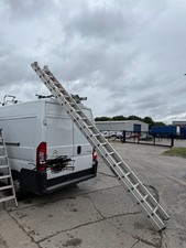 Heavy Duty 17 Rung Double Ladder, TB Davis, Excellent Condition