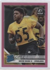 2019 Panini Donruss Optic Rated Rookie Pink Prizm Devin Bush II #194 0e3