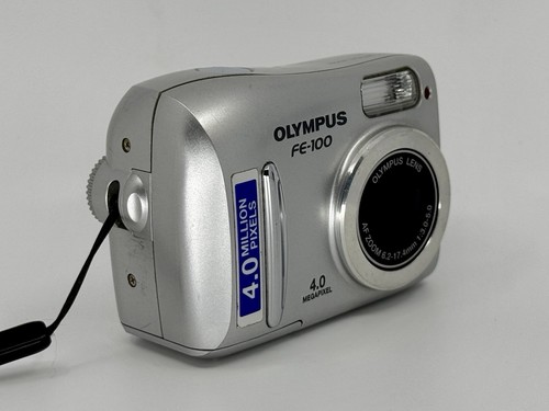 Olympus FE-100 4.0MP Digital Camera - Silver - Tested - Picture 3 of 11