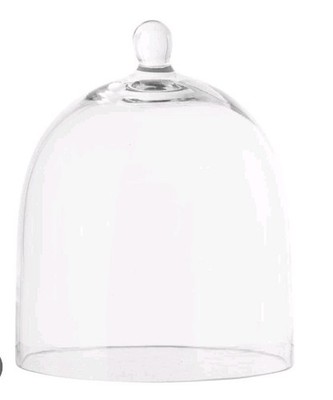 Blooming Ville Guste Glas Deko Kuppel Klarglas Kerzendeckel 