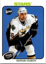2001-02 Upper Deck Vintage #83 Sergei Zubov Dallas Stars