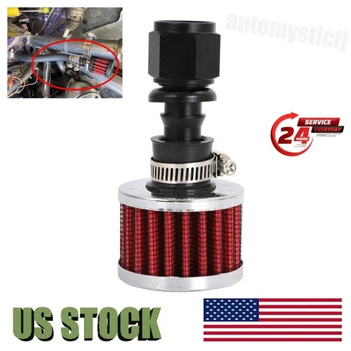 US For Fuel Cell Breather / Vent -10 AN Female Fitting with Filter Kit Aluminum