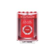 SAFETY TECHNOLOGY INTERNATIONAL SS2071PS-EN Fuel Pump Shutdown Push Button,Red 5