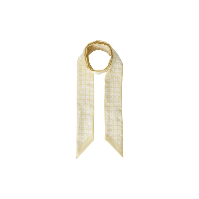 Givenchy 4G Silk Scarf Yellow Women