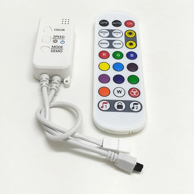 DC12V-24V SPI Amplifier Dimmer With Smart Wifi RGB LED Strip Light Controller
