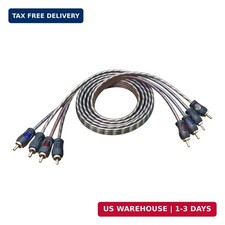 RCI46 100 Oxygen Free Copper 4-Channel RCA Audio Cable, Twisted Pair wit