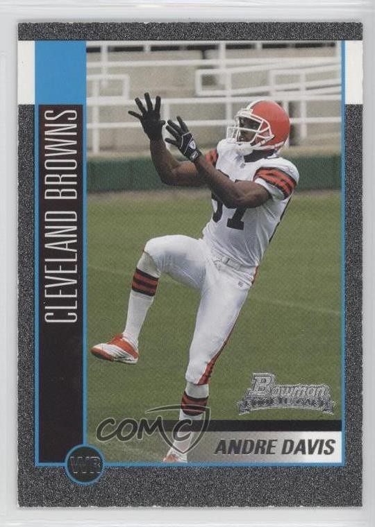 2002 Bowman Silver 23/250 Andra Davis Andre Davis #120 Rookie RC 0f8