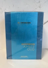 AL HARAMAIN AMBER OUD AQUA DUBAI MEN EXTRAIT DE PARFUM SP 2.5 OZ / 75ML