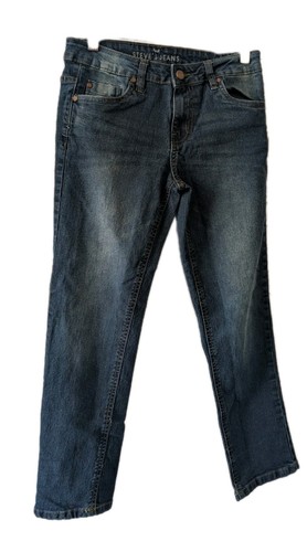 Boy Denim Jeans Lot Of 7 Blue 10-12 Everyday Casual Play School Wear Zipup - Picture 12 of 17