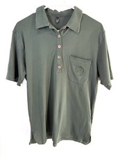 Bogner Polo Shirt Mens Green No Size Small Short Sleeve Cotton Logo