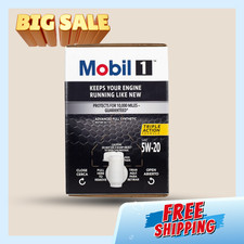 Mobil 1 Advanced Full Synthetic 5W-20 Motor Oil, Extends Engine Life, 12 Quart 20.00 per gallon