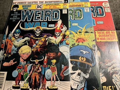 Weird War Tales Comic Lot DC #s 47,48,49