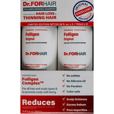 Dr. FORHAIR Folligen Original Shampoo, 25.36 Fluid Ounce Pack of 2 