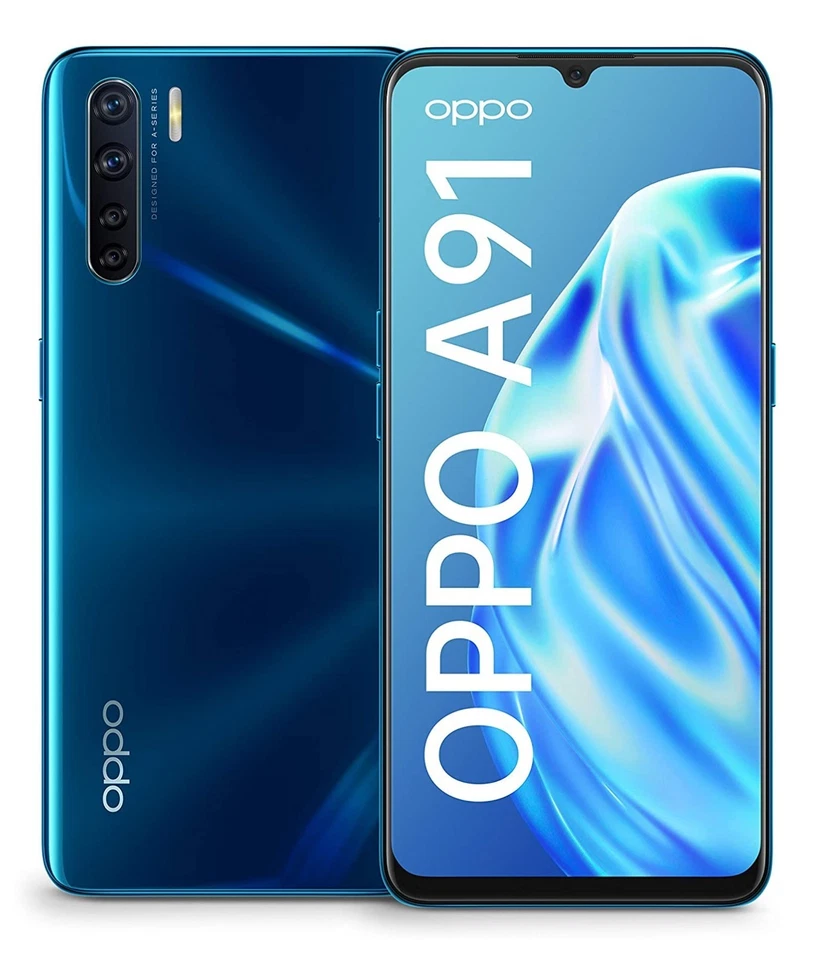 Oppo A91 CPH2021 6,4" Blazing Blue 128GB 48MP AMOLED Dual Sim Handy