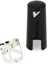 Vandoren M O Bb Clarinet Ligature and Cap - Silver-Plated
