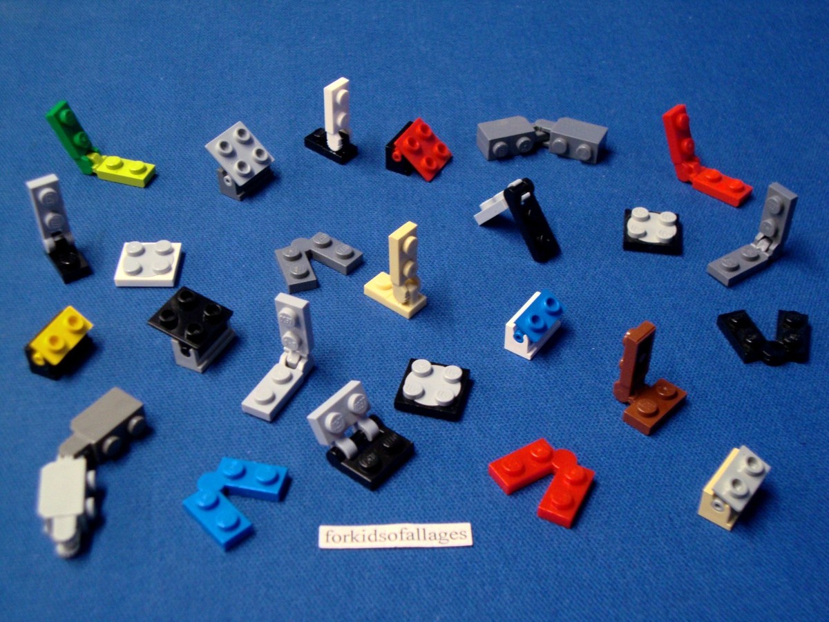 バリバ　フルコンプ　セット Lego Hinge Mix 25 Sets of Motion Parts - Locking Clips Turntable