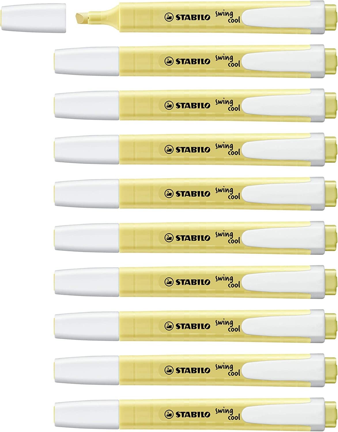- Stabilo Swing Cool Pastel - Pack Of 10 - Milky Yellow