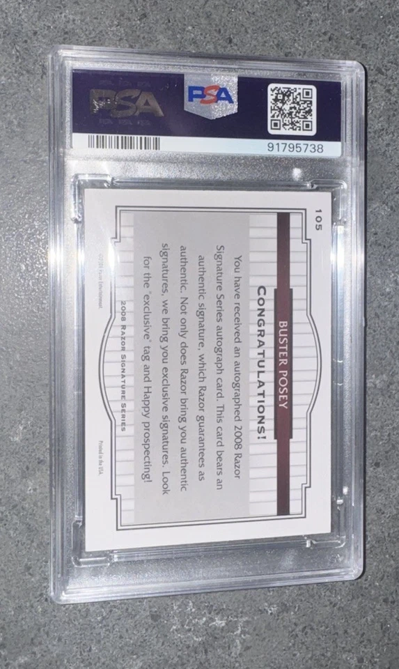 2008 Razor Signature Series Buster Posey - Image 2 of 2