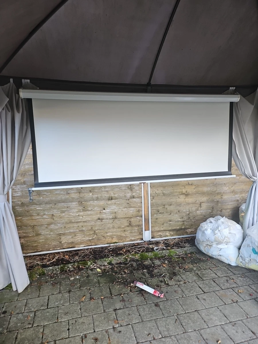 Celexon Expert PureWhite – Schermo A Telaio 250x140 Cm, Superficie 4K, Bordo Bianco Invisibile - 3