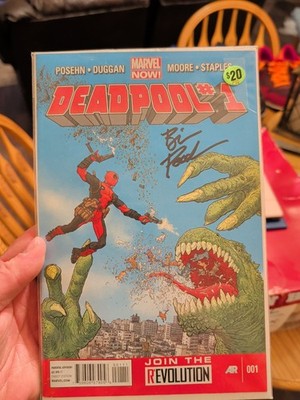 Deadpool #1 Autographed By Posehn, Sealed