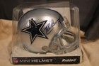 SIGNED DREW PEARSON (DALLAS COWBOYS) MINI HELMET WITH COA — photo 2