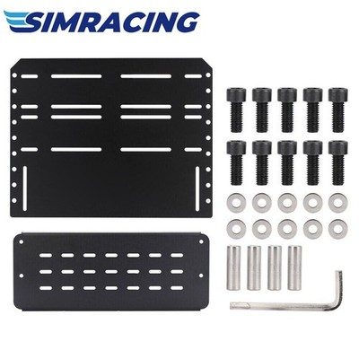 Simplayer Aluminum Alloy Sim Racing Pedal Mounting Plate (Top + Base Plate)