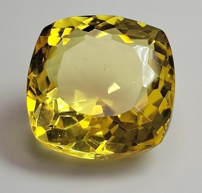 Topaz Cushion Cut Yellow 21-23 Ct Natural Loose Certified Gemstone SP101