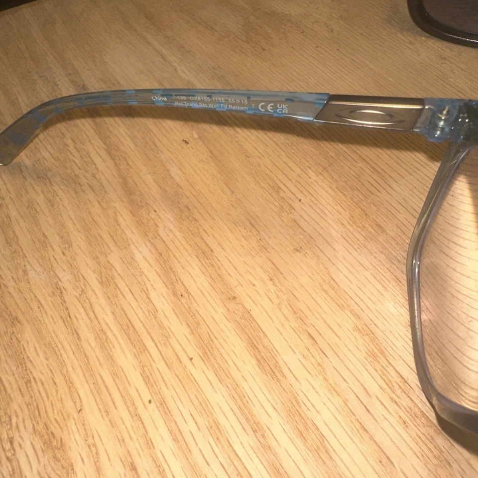 Oakley Alias OX8155-1155 Polished Trans Stn WSH Fd Balsam Brille NUR GESTELL - Bild 3 von 4