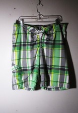OLD NAVY Green Surf Board Shorts Me's Size Large NEW