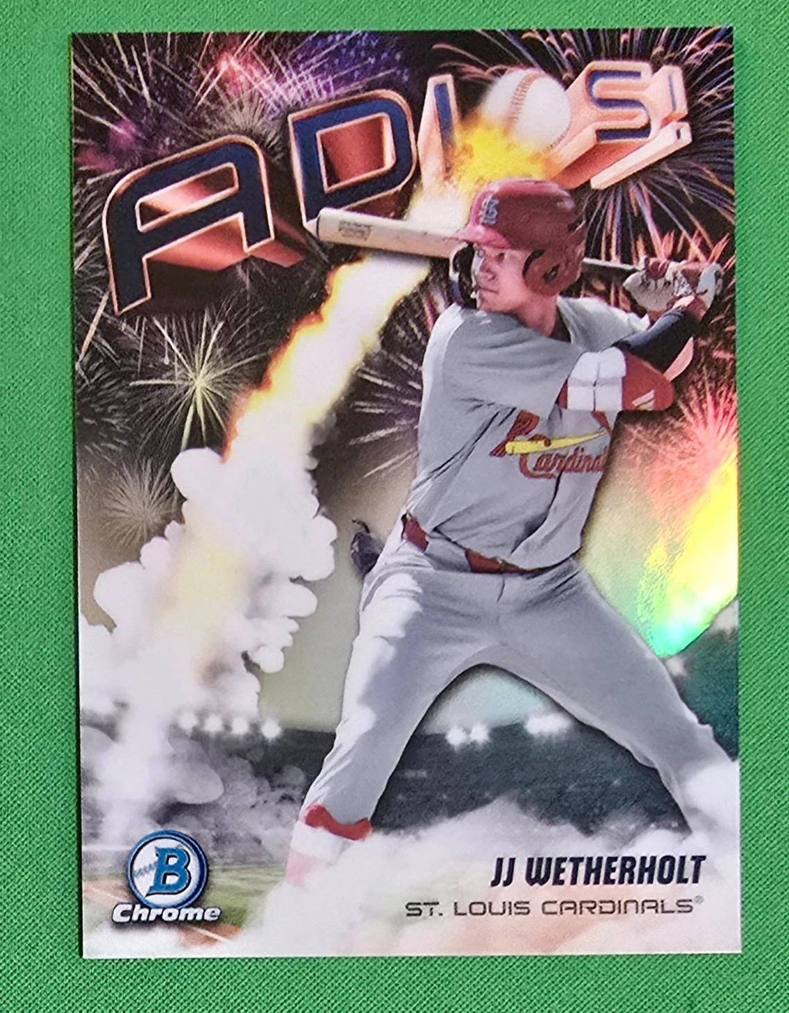 JJ Wetherholt 2025 Bowman Chrome Adios AD24 - Picture 1 of 2