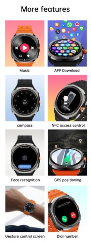 4G full network smart watch | dual-mode GPS+AMOLED screen+health monitoring - Picture 2 of 15