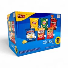 Frito-Lay Classic Mix Chips Snack Bags Variety Pack - 50 Count