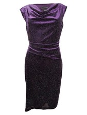 Jessica Howard Women's Disco Velvet Sheath Dress