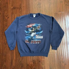 Vintage 90s New England Patriots Sweatshirt Size M Crewneck NFL