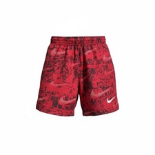 Nike Youth Dri-FIT Athletic Shorts Red Digital Camo Size 6 7