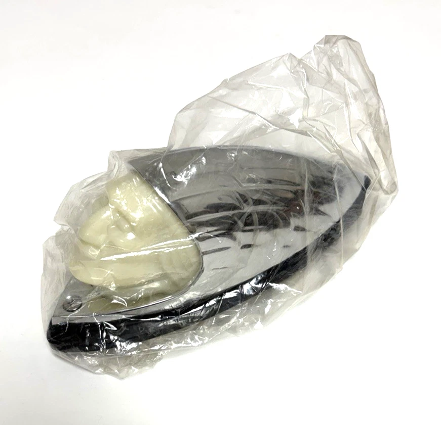 Luz adorno guardabarros cabeza india motocicleta - cromo fundido a presión - universal 12V Foto 3 de 4