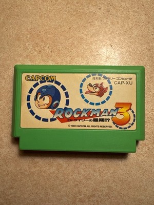 Rockman 3 Mega Man Nintendo Famicom Cartridge Pegasus Dendy Subor Capcom CAP-XU