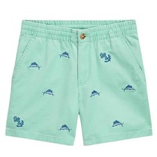 Polo Ralph Lauren Boys Embroidered Pony Drawstring Cotton Shorts