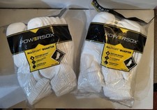 PowerSox Men's Cushion Quarter Socks, 12-Pack x2