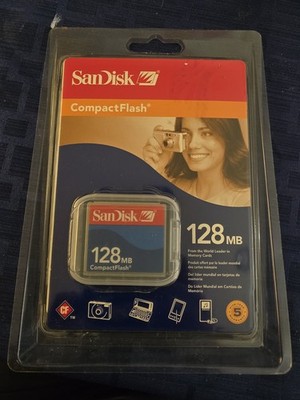 SanDisk Shoot  Store 128MB CompactFlash I Card - Retail - SDCFS-128-A99