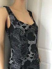 Autonomy black and white dress Size 12, Lined---REDUCED!!!
