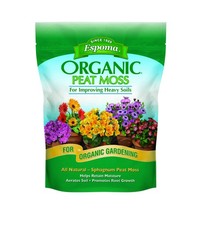 Organic Peat Moss; All-Natural Horticultural Grade Sphagnum Peat Moss Approve...