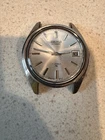 Vintage Seiko Mens 37mm Automatic Watch Silver Tone 17J 7025-8069 (head only)