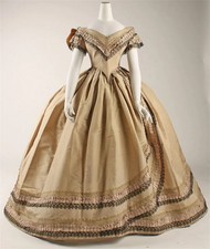 1850s Civil War Dress Victorian Vintage Southern Belle Wedding Dress Ball Gown