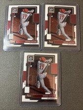 2020 Panini Donruss Optic Baseball Shohei Ohtani (3) Card Lot